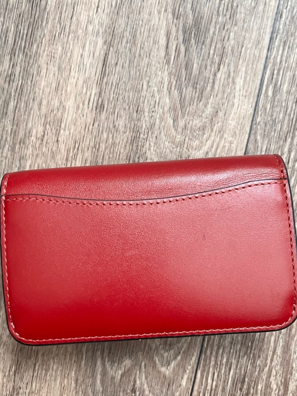 Coach red essentials slim card case wallet - Picture 3 of 3